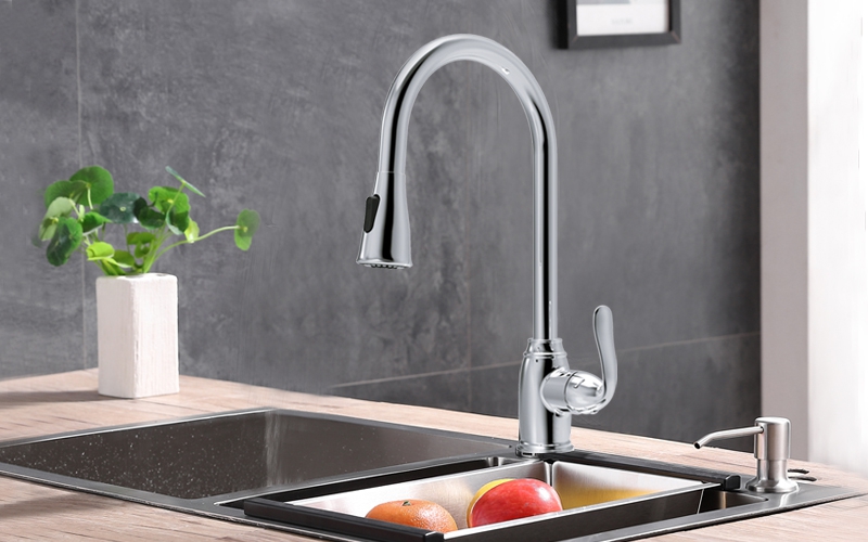 FK8308-A0 Single Handle Pull-down Kitchen Faucet