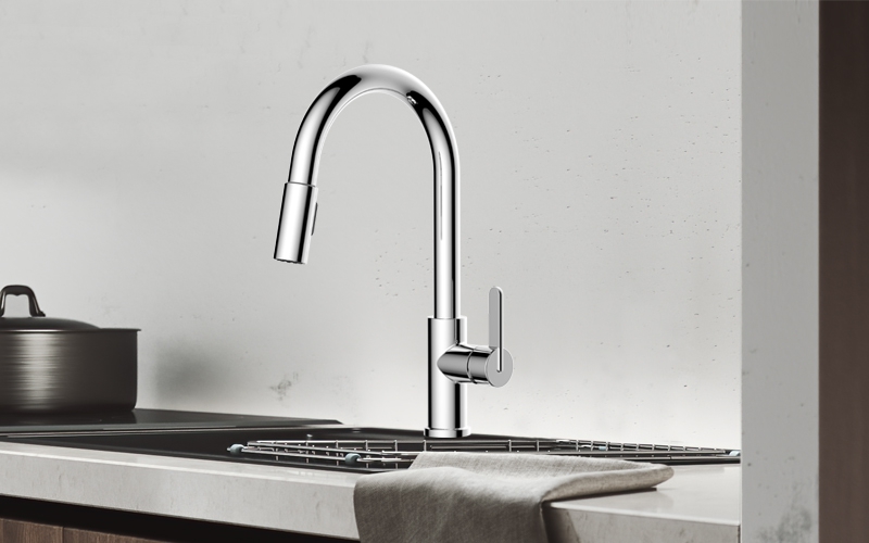 FK8369 Single Handle Pull-down Kitchen Faucet